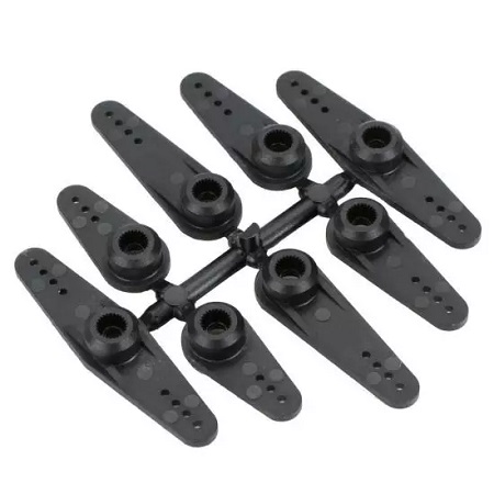 Dubro Set squadrette in nylon Super Strenght per servi Futaba 25T - 673